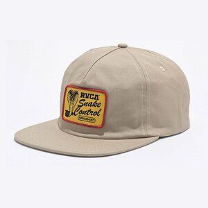 RVCA Cobra Services Khaki Snapback Hat